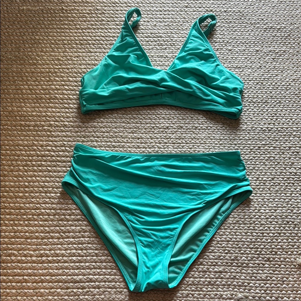 Women's Teal Bikini Set